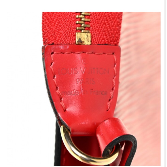 Louis Vuitton red pochette purse - Picture 11 of 11